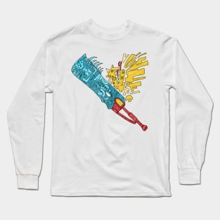 Monster Hunter Great Sword lined Long Sleeve T-Shirt